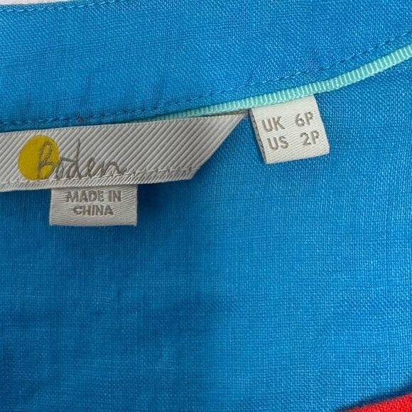 Boden linen top size 2p - Picture 3 of 5